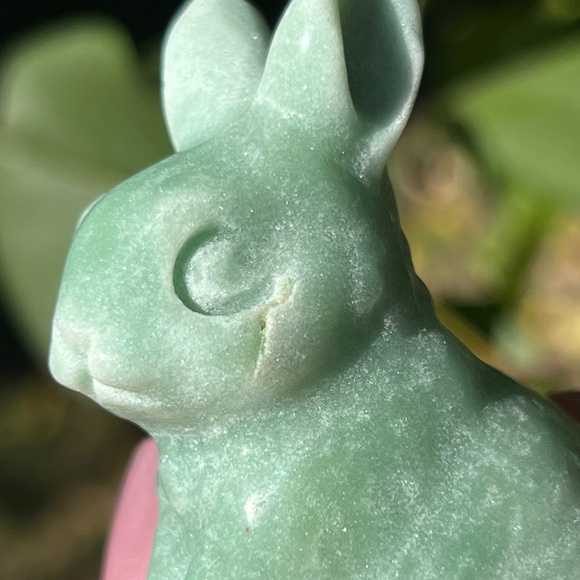 Green (2) aventurine bunny craving | crystal - Picture 9 of 14